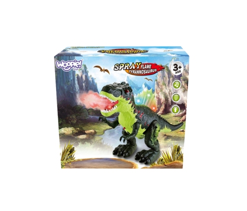 WOOPIE Chodzący Dinozaur Tyrannosaurus Rex Efekty Świetlne i Dźwiękowe