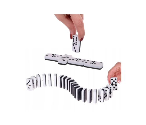 WOOPIE Domino Klasyczna Gra Logiczna 28 Kostek
