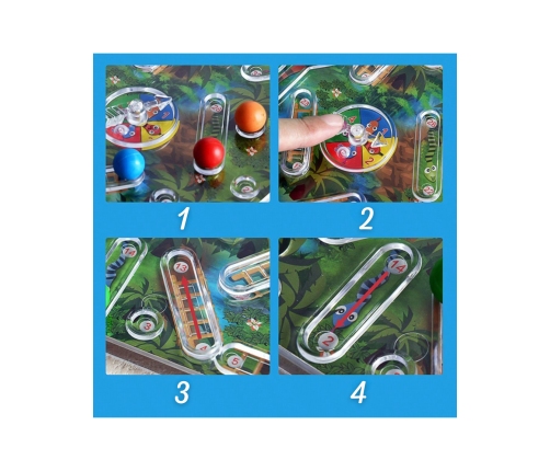 WOOPIE Klasyczna Gra Rodzinna Węże i Drabiny 3D