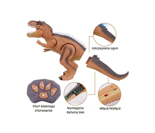 WOOPIE Dinozaur Zdalnie Sterowany RC Tyrannosaurus Rex