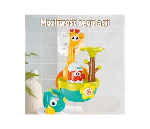 WOOPIE BABY Zabawka do Kąpieli Żyrafa z Lejkiem na Przyssawke