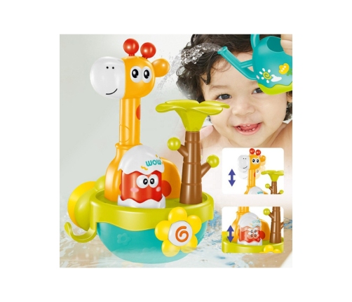WOOPIE BABY Zabawka do Kąpieli Żyrafa z Lejkiem na Przyssawke