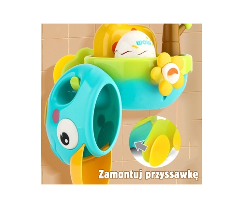 WOOPIE BABY Zabawka do Kąpieli Żyrafa z Lejkiem na Przyssawke