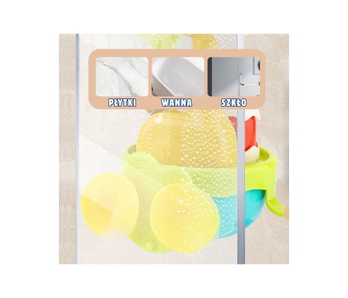 WOOPIE BABY Zabawka do Kąpieli Żyrafa z Lejkiem na Przyssawke