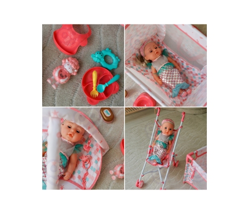 WOOPIE ROYAL Lalka Bobas Syrenka 18 Akcesorii