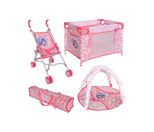 WOOPIE ROYAL Lalka Bobas Syrenka 18 Akcesorii