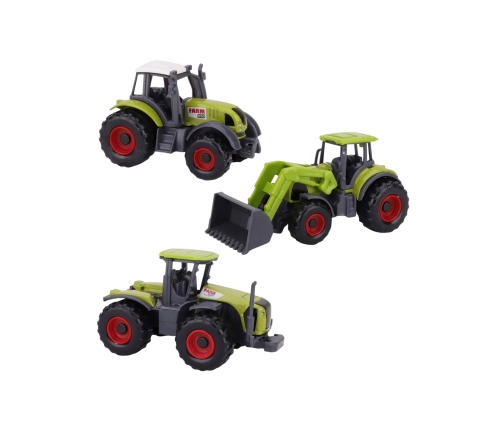 WOOPIE Zestaw Traktorów i Maszyn Rolniczych z Zwierzętami