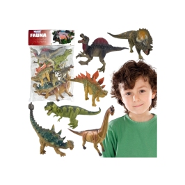 WOOPIE Zestaw Figurek Dinozaurów 6 Sztuk T-Rex