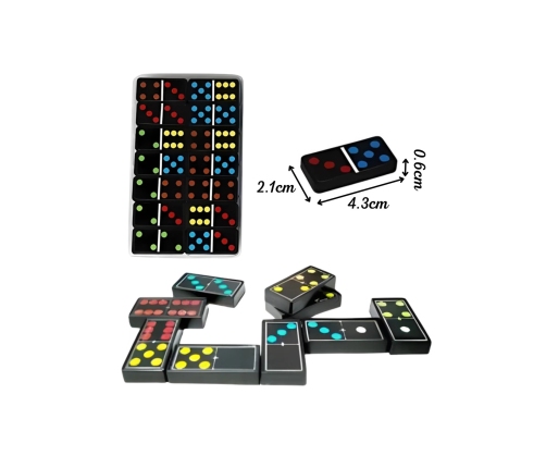 WOOPIE Domino Gra Logiczna Rodzinna 28 Klocków