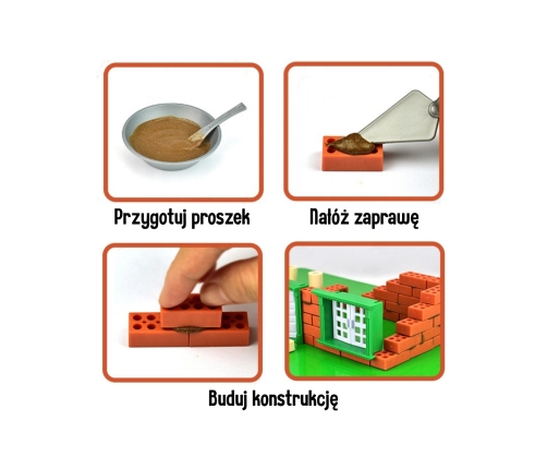 WOOPIE Zestaw Do Budowania z Cegieł - Willa 357 el.