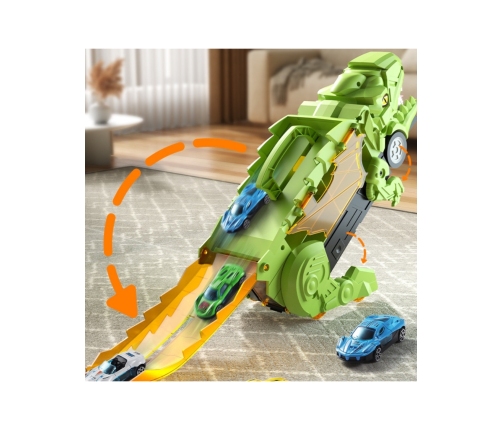 WOOPIE Zestaw Pojazdów Tor Dinozaur Pożeracz