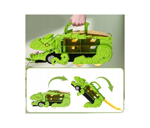 WOOPIE Zestaw Pojazdów Tor Dinozaur Pożeracz