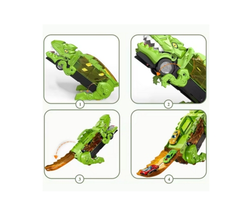 WOOPIE Zestaw Pojazdów Tor Dinozaur Pożeracz