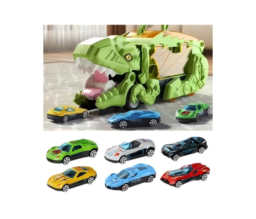 WOOPIE Zestaw Pojazdów Tor Dinozaur Pożeracz