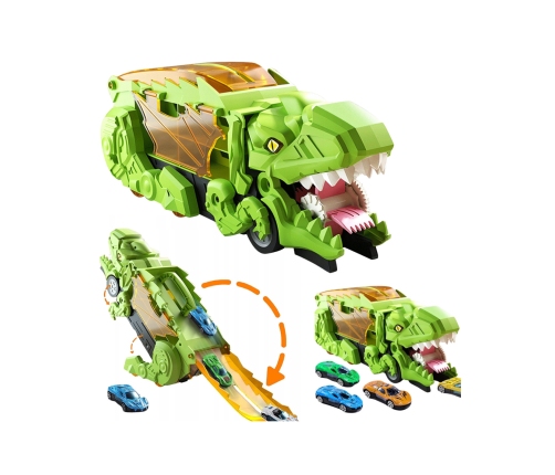 WOOPIE Zestaw Pojazdów Tor Dinozaur Pożeracz