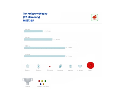 MASTERKIDZ Tablica STEM Outdoor + Tor Wodny/Kulkowy