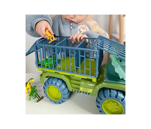 WOOPIE Ciężarówka Dinozaur Transporter Figurki