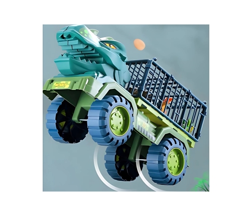 WOOPIE Ciężarówka Dinozaur Transporter Figurki