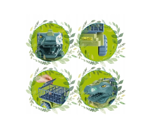 WOOPIE Ciężarówka Dinozaur Transporter Figurki