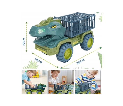 WOOPIE Ciężarówka Dinozaur Transporter Figurki