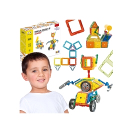 WOOPIE Klocki Magnetyczne 3D Pojazdy Zestaw 80el. WOOPIE Klocki Magnetyczne 3D Pojazdy Zestaw 80el.