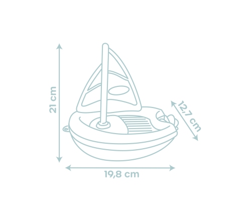 Smoby Little Żaglówka z Bioplastiku do Wody