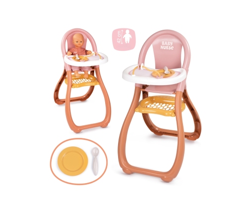 SMOBY Baby Nurse krzesełko do karmienia