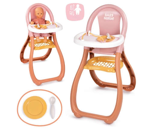 SMOBY Baby Nurse krzesełko do karmienia