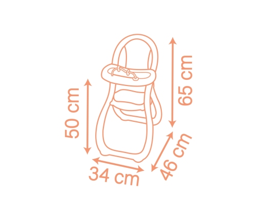 SMOBY Baby Nurse krzesełko do karmienia