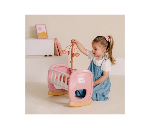 SMOBY Baby Nurse Kołyska z karuzelką