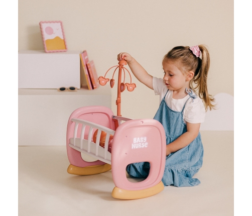 SMOBY Baby Nurse Kołyska z karuzelką