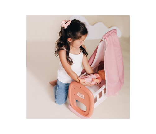 Smoby Baby Nurse Kołyska z Baldachimem