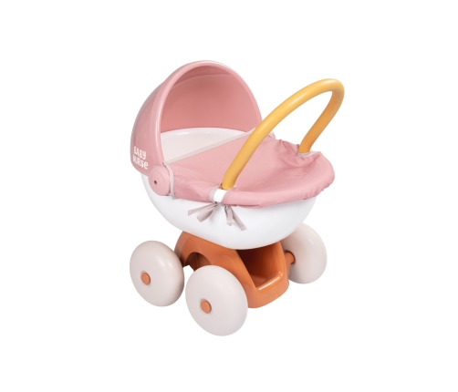 SMOBY Baby Nurse Wózek Głęboki z Plastikowym Daszkiem