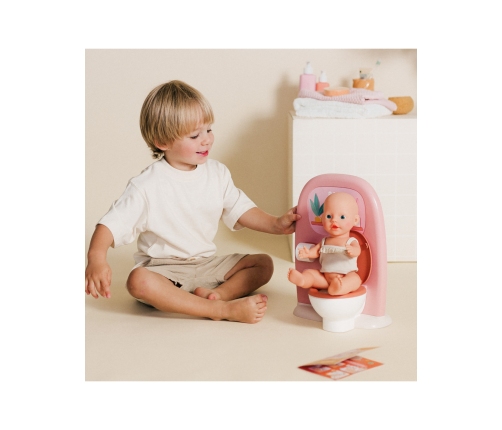 SMOBY Baby Nurse - Dwustronna toaleta Dla lalki 42 cm