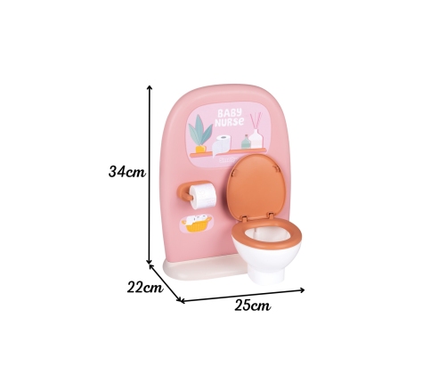 SMOBY Baby Nurse - Dwustronna toaleta Dla lalki 42 cm