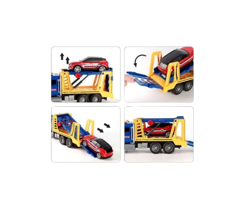 WOOPIE Laweta Ciężarówka Transporter Z Autkiem Światło Dźwięk