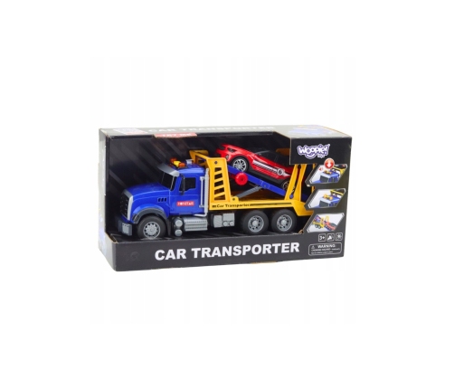 WOOPIE Laweta Ciężarówka Transporter Z Autkiem Światło Dźwięk