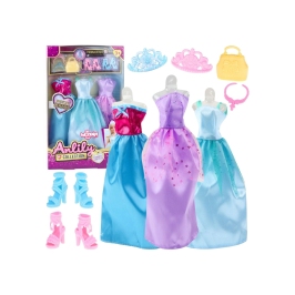 WOOPIE ROYAL Zestaw Modowy Dla Lalek Sukienki Buty Biżuteria Akcesoria WOOPIE ROYAL Zestaw Modowy Dla Lalek Sukienki Buty Biżuteria Akcesoria
