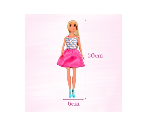 WOOPIE ROYAL Lalka Lily Bobas Krzesełko do Karmienia Zestaw Akcesoria