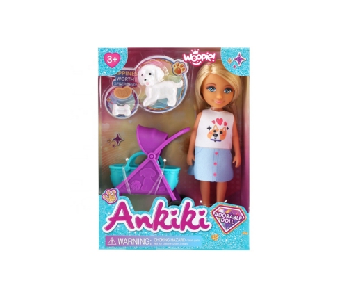 WOOPIE ROYAL Laleczka z Wózkiem i Pieskiem