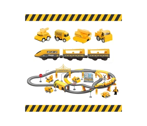 WOOPIE Kolejka Elektryczna Pendolino Zestaw 92el.