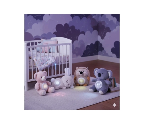 WOOPIE BABY Przytulanka Miś Polarny z Projektorem Uspokajacz 15 Melodii