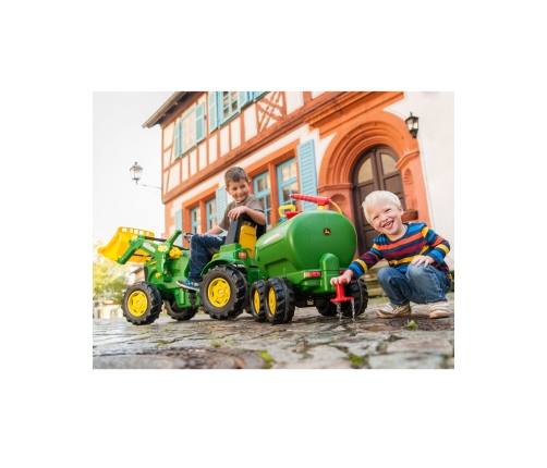 Rolly Toys rollyTanker John Deere cysterna dwuosiowa + pompka