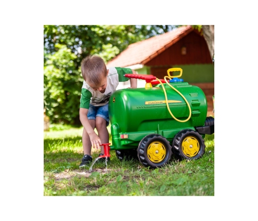 Rolly Toys rollyTanker John Deere cysterna dwuosiowa + pompka