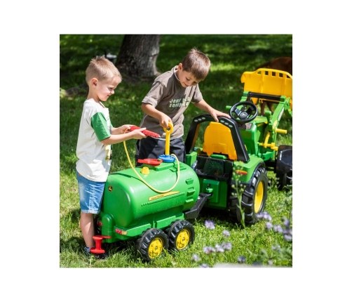 Rolly Toys rollyTanker John Deere cysterna dwuosiowa + pompka