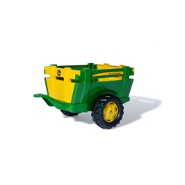Rolly Toys rollyTrailer Przyczepa Farm JOHN DEERE Otwierane Burty