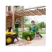 Rolly Toys rollyTrailer Przyczepa Farm JOHN DEERE Otwierane Burty