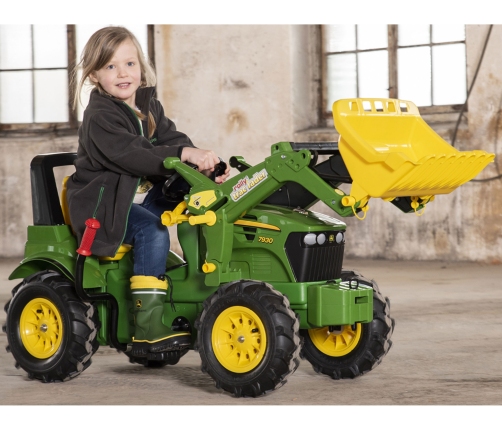 Rolly Toys rollyFarmtrac John Deere 7930 - Traktor na pedały z łyżką Zielony