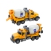 WOOPIE Ciężarówka Betoniarka Obrotowy Bęben Światła Dźwięki Żółta