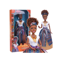 WOOPIE ROYAL Lalka Lili Mulatka w Eleganckiej Sukni WOOPIE ROYAL Lalka Lili Mulatka w Eleganckiej Sukni